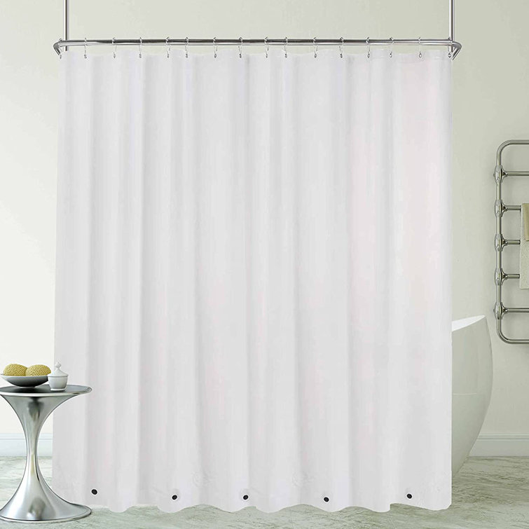 Eider & Ivory™ Boehmer 30 Piece Solid Color Shower Curtain Set Wayfair